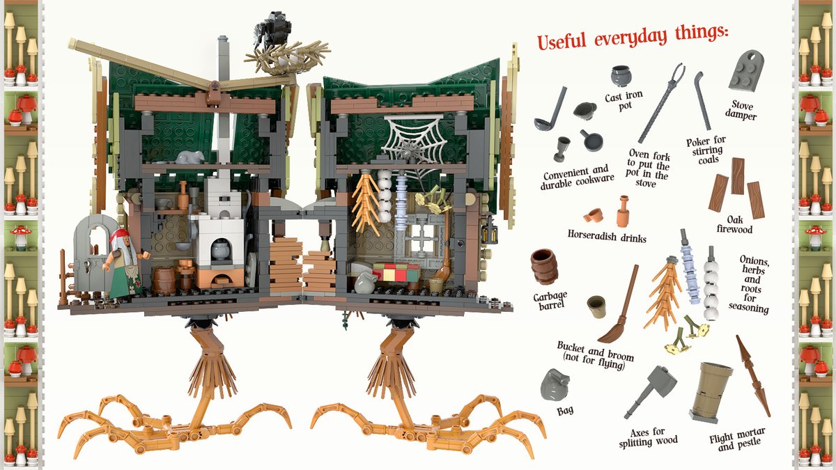 ArtemBizyaev's tweet image. Внимание! Сейчас будет мой самый важный проект для Lego IDEAS!
Славянское лего!
💀🐸🍄
10к голосов, и возможно, лего выпустит эту идею как официальный набор!
ideas.lego.com/projects/89319…

#LEGO #babayaga #бабаяга