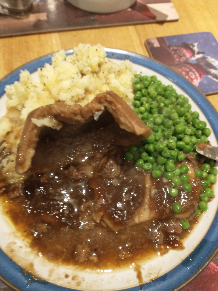 Sutton_Landlord's tweet photo. @sainsburys Hi Sainsbury, this is your Steak and Kidney Suet pudding - with our gravy added, the gloop in the middle is from your pudding where is the steak or kidney in this pudding, the product doesnt fit the trade desciption act, I would like my money back https://t.co/NUGVoGBqH9