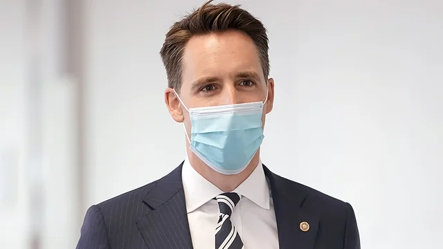 thehill's tweet photo. NEW: Hawley denies trying to overturn election results https://t.co/2geB8RfceY https://t.co/kFUq3bJx1N