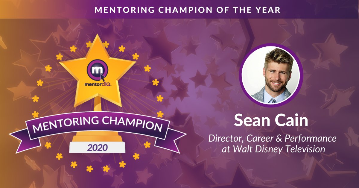 MentorcliQ's tweet image. MentorcliQ announces the Mentoring Champion of the Year: Sean Cain with Walt Disney Television! mentorcliq.com/blog/mentoring…
#mentoring #nationalmentoringmonth #mentoringchampionoftheyear