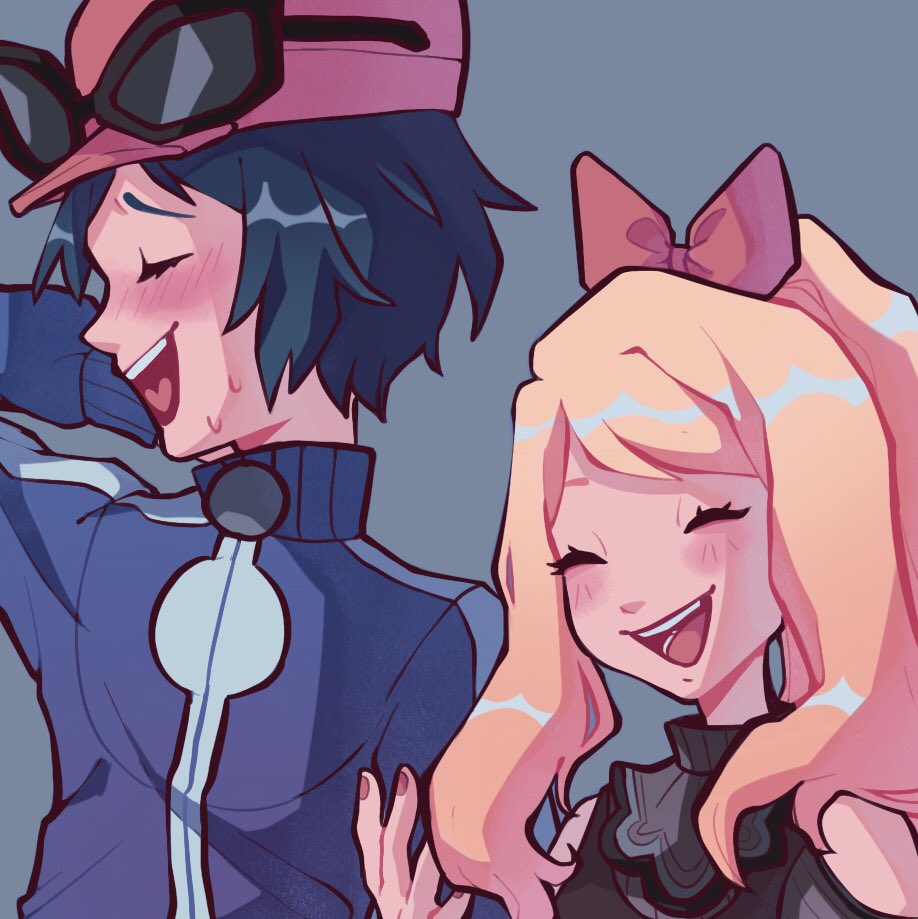 cinnabeep's tweet photo. Calem and Serena new year’s shopping https://t.co/9X4KgVZkrk