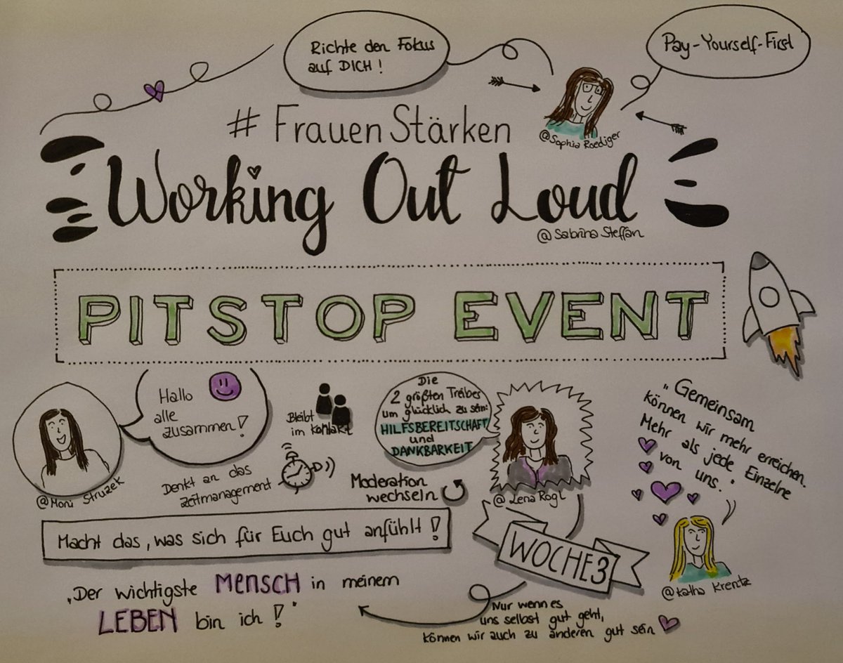 🚀WOW! Was für ein #PitStop-Event bei #WOL #FrauenStärken 💚💜Wir haben gelacht, geweint &amp; so viele Impulse bekommen.

Und neben dem ganzen WOL'len dann auch noch was Gutes tun &amp; dem deutschen Kinderverein helfen. Wer hat noch nicht, wer will noch mal?

deutscher-kinderverein.de/helfen/?wol-fr…
