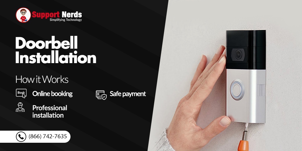 supportnerdsinc's tweet image. Looking for Help with Doorbell Installation? Support Nerds, expert technicians install video doorbell &amp;amp; connect them to your home&apos;s network. Visit - bit.ly/3aiKolA

#homesecurity #doorbellinstallation #camsetup #caminstallation #smartsecurity #securitycam #techsupport