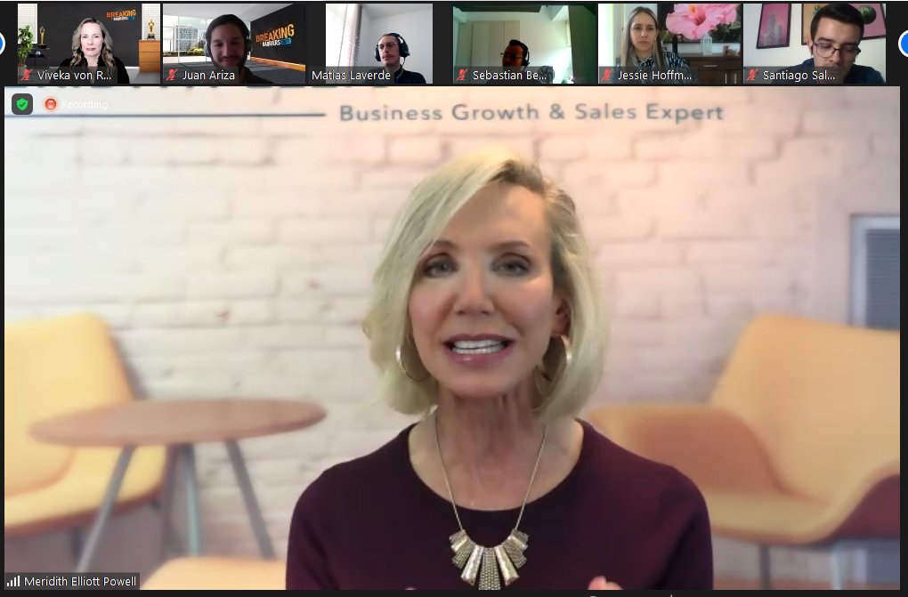 GoVengreso's tweet image. WOW! What a great way to start our Virtual Kick-Off, with the amazing @meridithpowell - “Its Your Life, Your Career, Take Charge”

Attitude is EVERYTHING and you 100% control it 💥

#GoVengreso