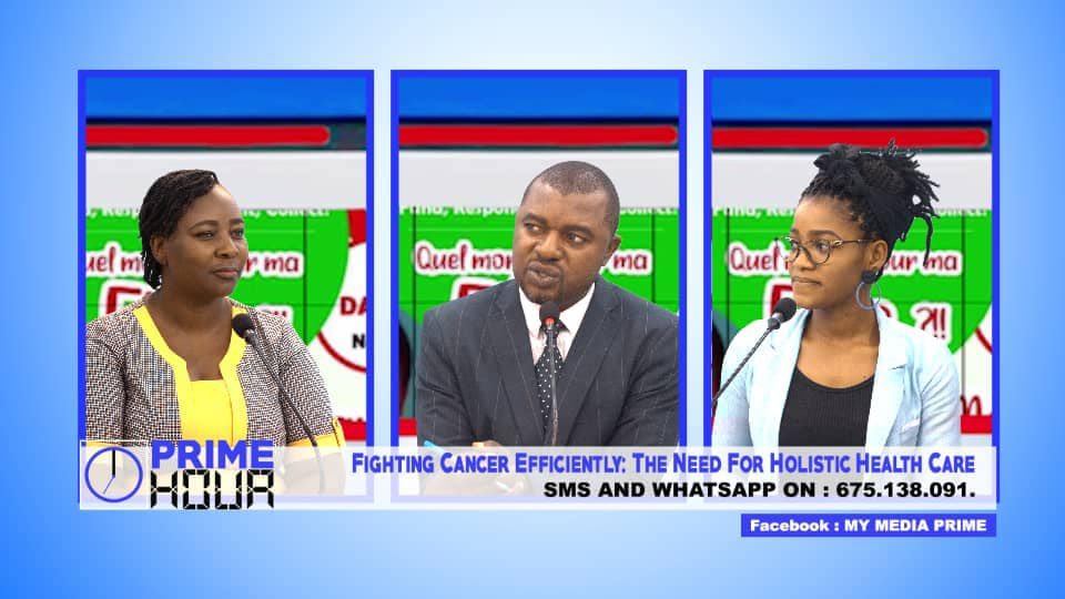 VDay's tweet photo. "#1BillionRising Cameroon & Humanity at Heart International PRO Subiru Madina was on #PrimeHour on My Media Prime to talk about cervical cancer and #RisingGardens. View the interview: https://t.co/BaTYO06kvT" - (๐ธ) OBR #Cameroon
#VDay #RiseInSolidarity #UntilTheViolenceStops https://t.co/nIJEoD5rX5