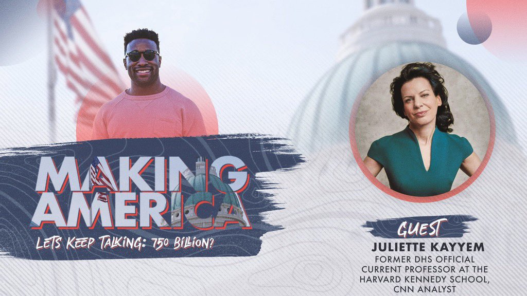 joshmartin95's tweet photo. Going live w/ @juliettekayyem right here on @TwitterLive at 630p EST to recap and discuss our #MakingAmerica convo on domestic terrorism and national security! What else should we talk about? https://t.co/HLcQHwsunZ