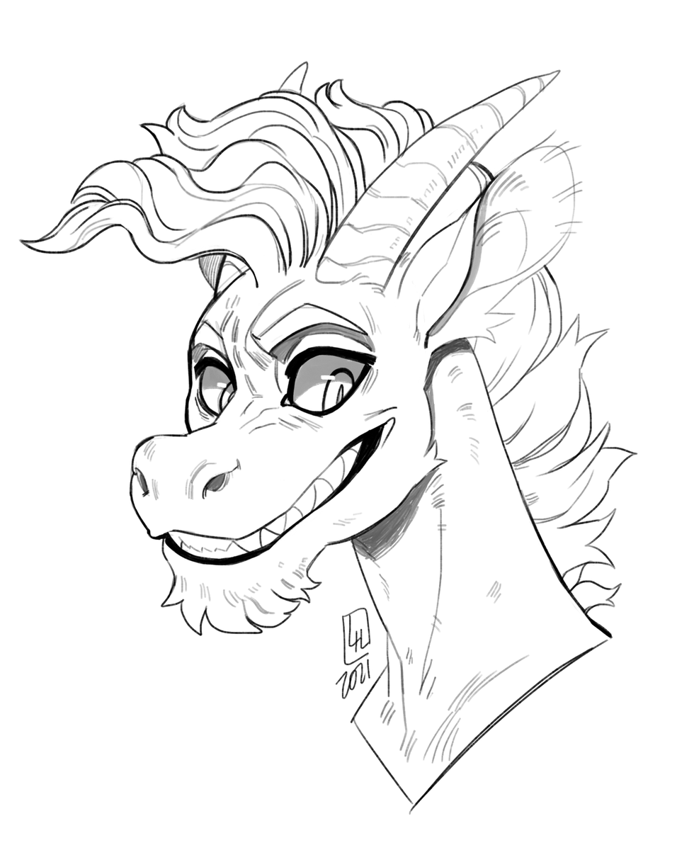 Doodle for the winner of yesterday's raffle~! lorybutt 