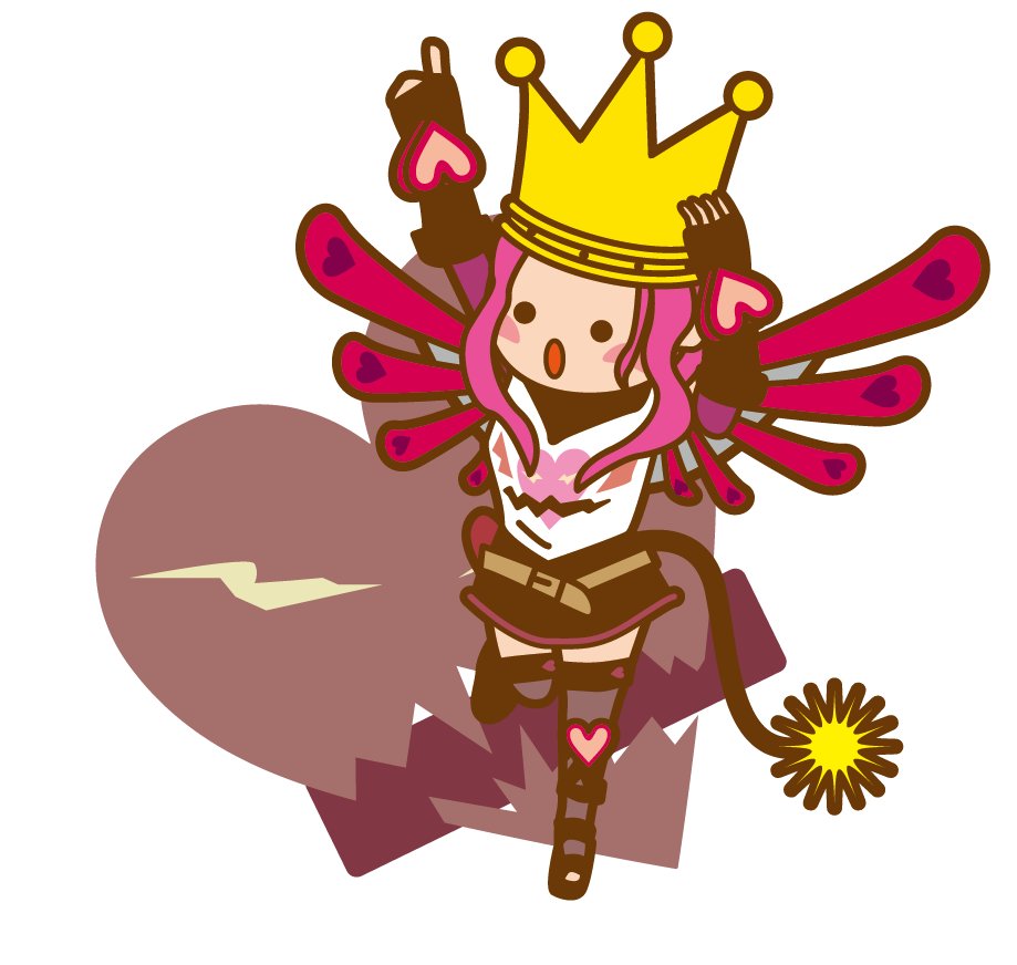 Switch Cup 2のラブリーとハートブラストがかわいいなーって 合体させて あひるのイラスト Switch Cup 2のラブリーとハートブラストがかわいいなーって 合体させて あひるのイラスト