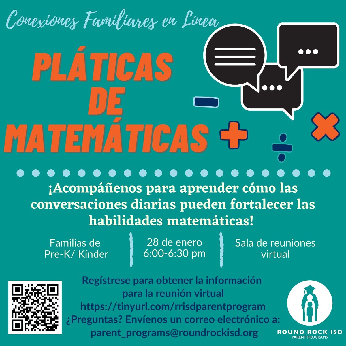 It's not too late to register.  Join us tonight at 6pm for Math Talk! tinyurl.com/rrisdparentpro…