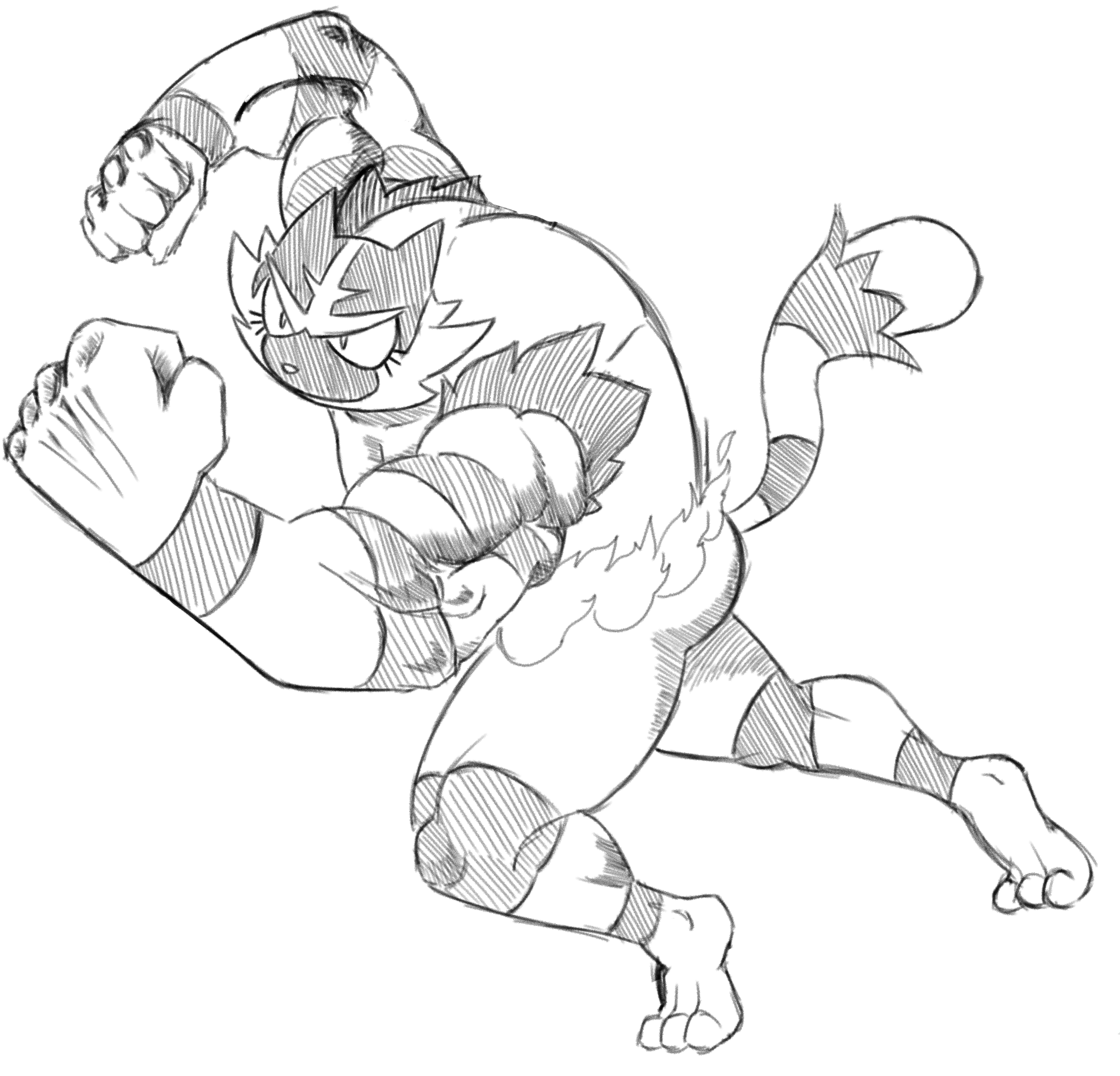 Le Chat Noir Incineroar With Bulk Up I Guess Pokemon Anime Videogame Incineroar Female Drawing Furry Anthro Kemono ガオガエン Gaogaen ポケモン T Co 7vjhyc1aii Twitter
