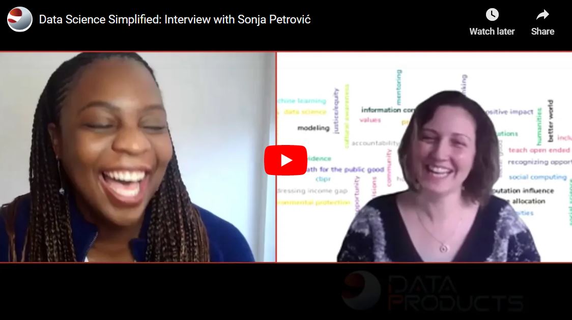 dataproducts's tweet image. Dr. Sonja Petrović (Assoc. Prof, IIT) talks about an exciting new initiative – SoReMo – advocating for ethical, equitable approaches in computation, modeling, and design. 
dataproducts.io/2021/01/data-s…
#dataproducts #dataanalytics #datasciencesimplified #design #computation