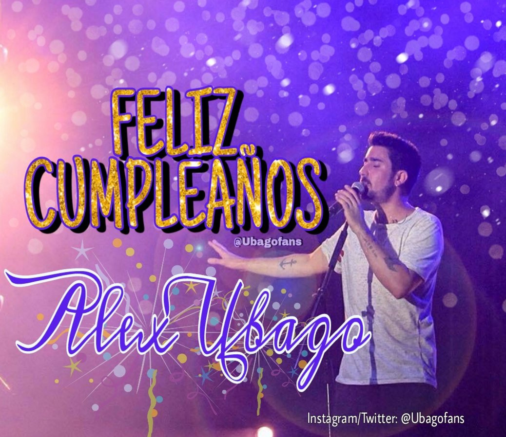 Ubagofans's tweet photo. #UbagoFans ya están listos para decearle un 🎉¡ FELIZ CUMPLEAÑOS! 🎈 a @AlexUbagoficial #AlexUbago 🎂 #felizcumpleañosalexubago #abrazo #Besazo 😘 https://t.co/Z07psK0CCI