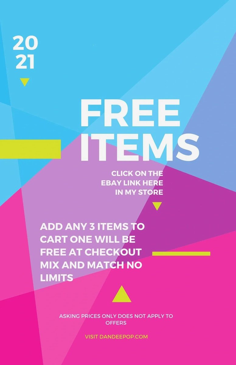 dandeepop's tweet image. Winter Savings at dandeepop.com Buy 2 Get 1 Free In My Ebay Shop #dandeepop