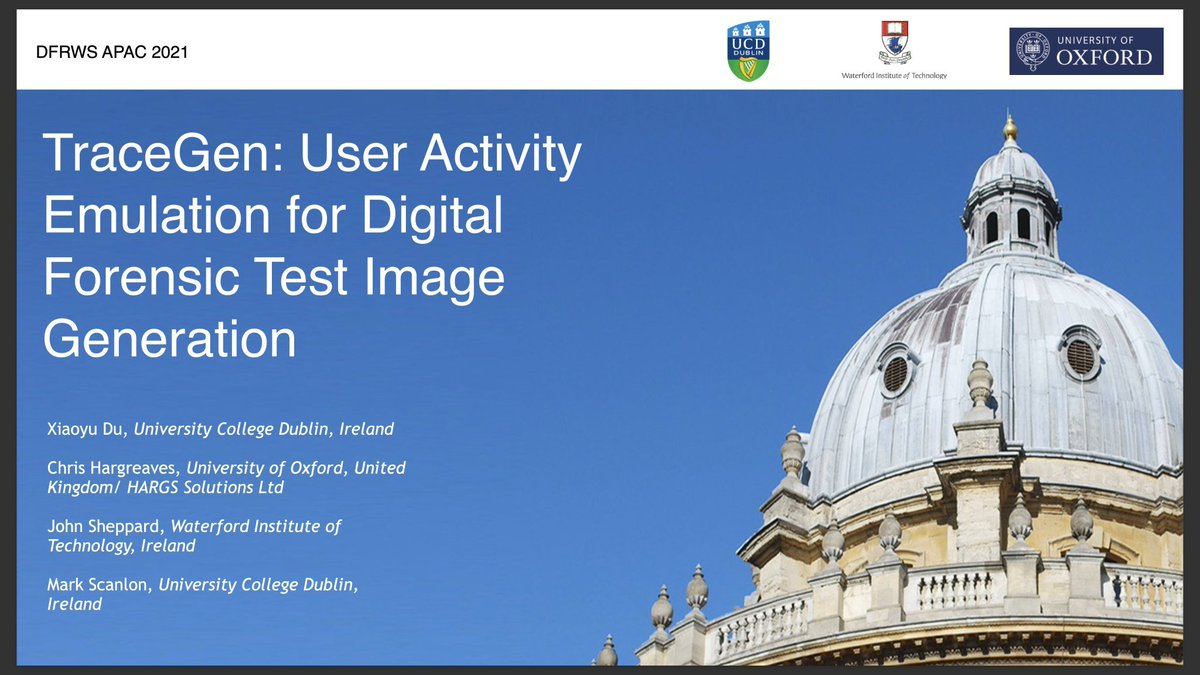 mrkscn's tweet photo. Our paper was just presented at @DFRWS APAC on user activity emulation for digital forensic test image generation. Preprint of our paper here: https://t.co/nZLVQpHyV5 https://t.co/qG2XbFaEZJ
