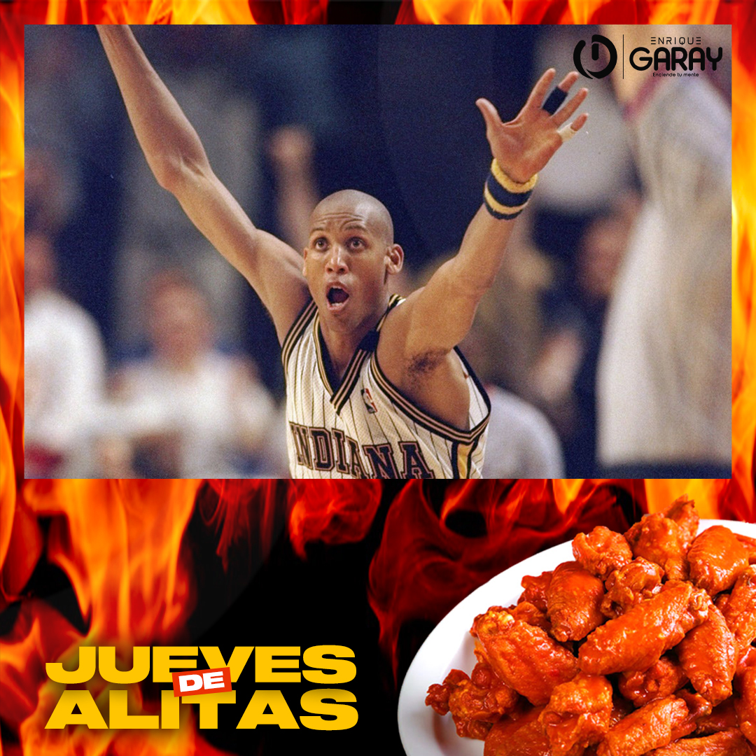 quiquegaray's tweet photo. En este jueves de alitas recordamos a Reggie Miller, uno de los mejores tiradores de la historia y víctima de Michael Jordan 🏀🔥 https://t.co/n9xUBGdjmX