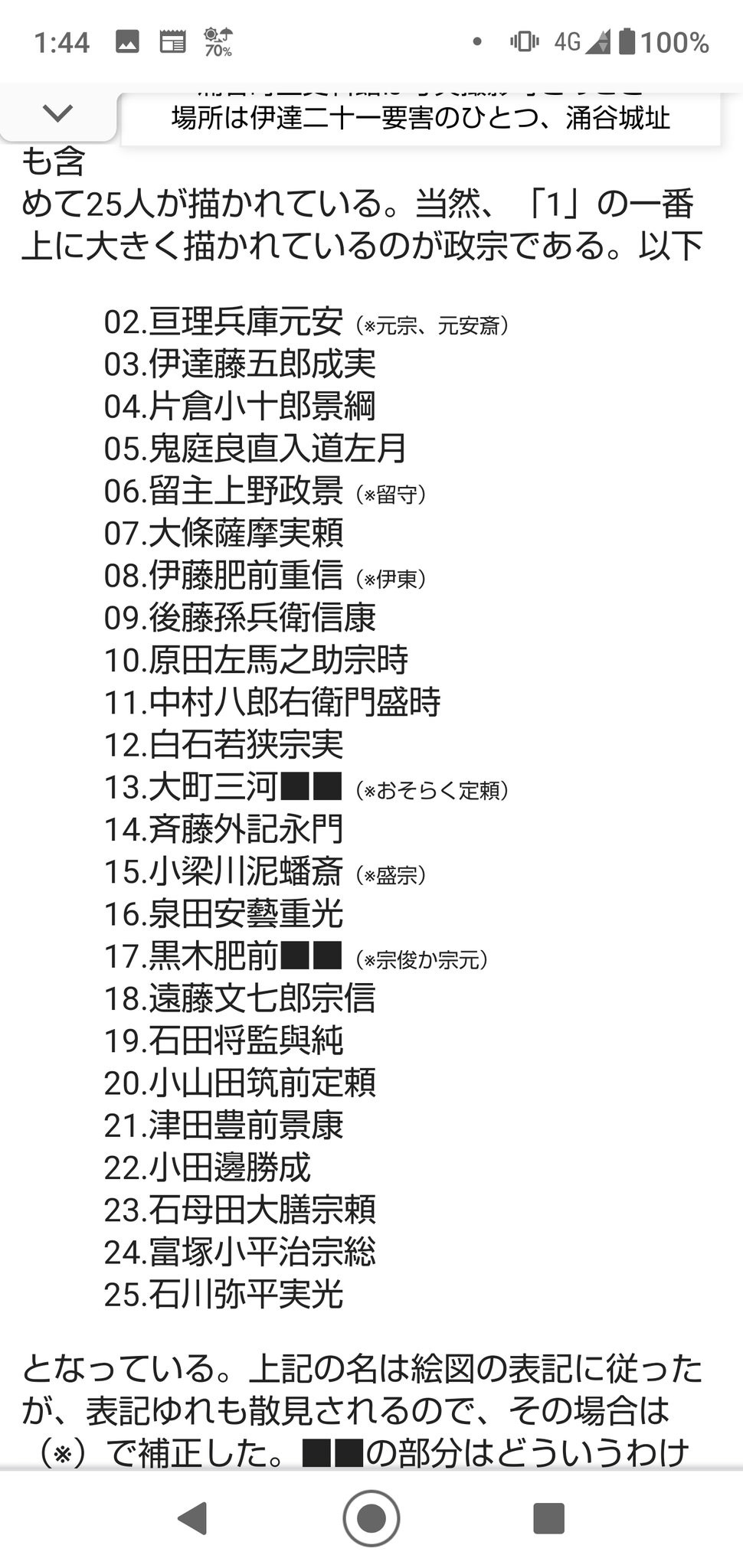 伊達政宗 [ 従三位権中納言 ] 二十四将図 十八人　額装品 伊達政宗 [ 従三位権中納言 ] 二十四将図 十八人 額装