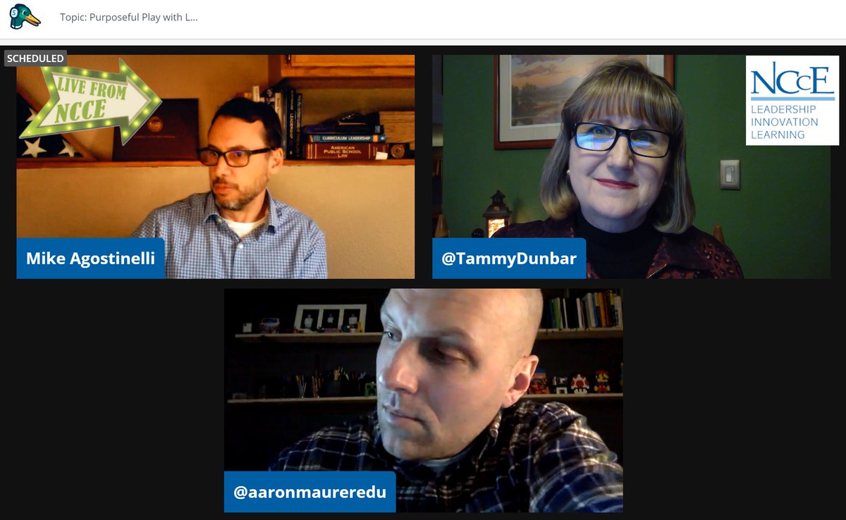 TammyDunbar's tweet photo. Getting ready to go LIVE with the incredible #Coffeehug Maker Master @aaronmaureredu on #LiveFromNCCE! Join us NOW! #IAmNCCE https://t.co/WVPDBSBtz7 #MIEExpert https://t.co/QDnwxuTV3m