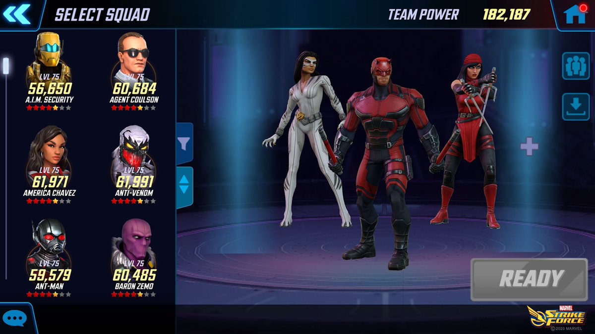 Daredevil was extra excited about his victory. : r/MarvelStrikeForce