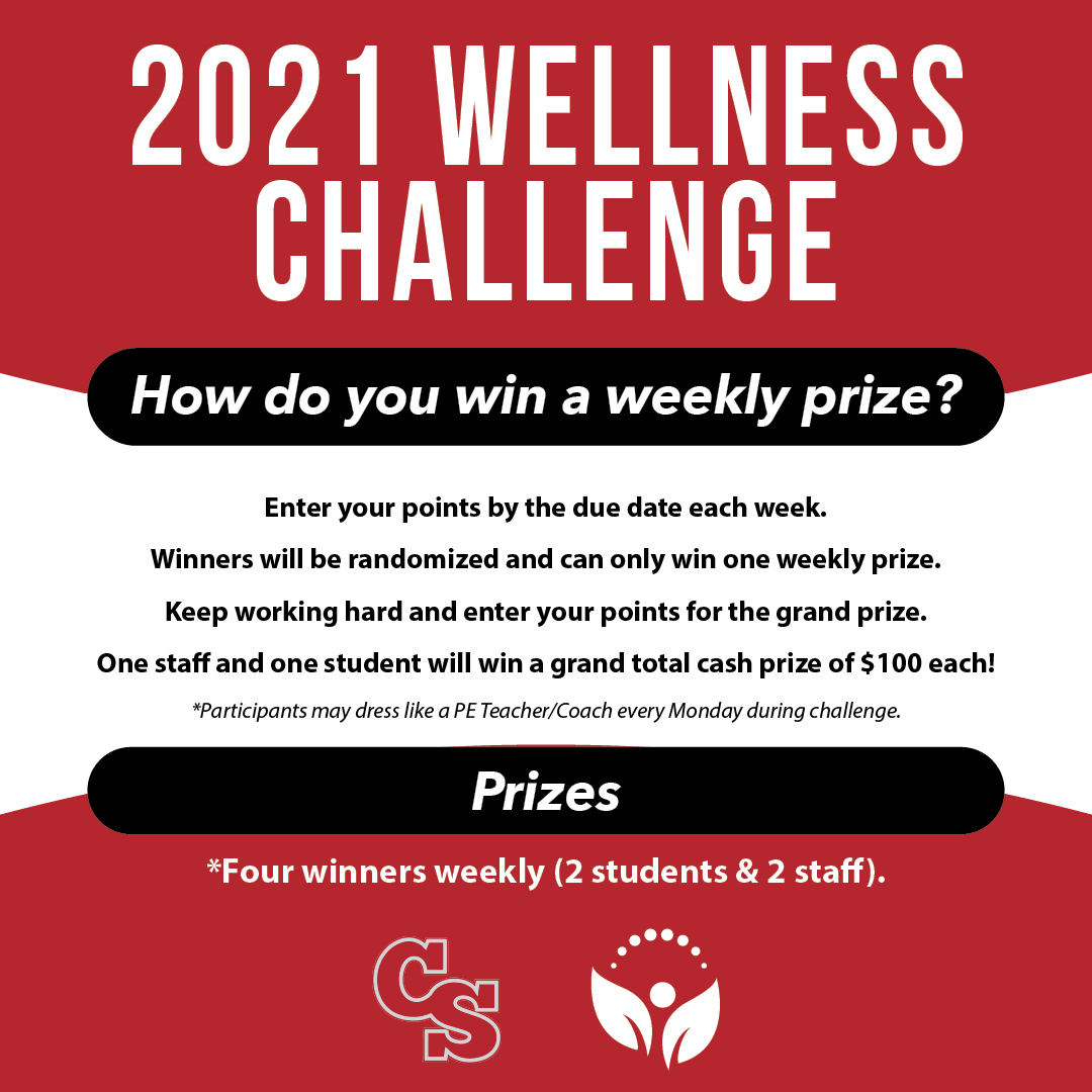 CSNutritionServ's tweet image. Did you know that when doing the 2021 wellness challenge you are eligible to win prizes? Sign up and you could be one of the weekly winners!  

#wellness #2021wellness challenge