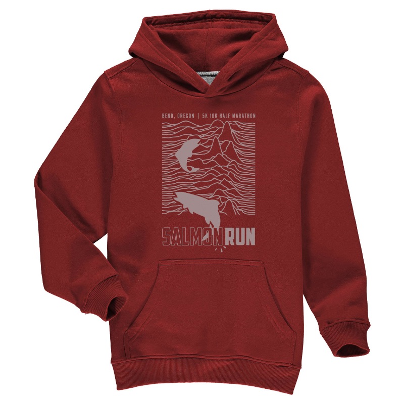 Have you signed up for our 2021 Salmon Run yet?? We have custom race swag for participants and finishers, including this cozy hoodie. 😍 Snag yours when you register or on the day of the race, and rep your run all year long.