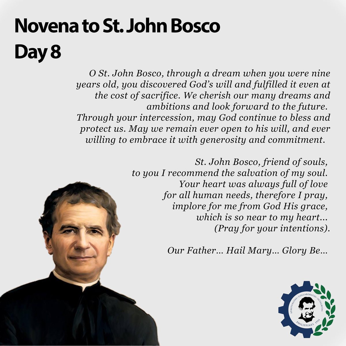 dbecphilippines's tweet photo. Day 8 - Novena to St. John Bosco https://t.co/m7cG9cox4M