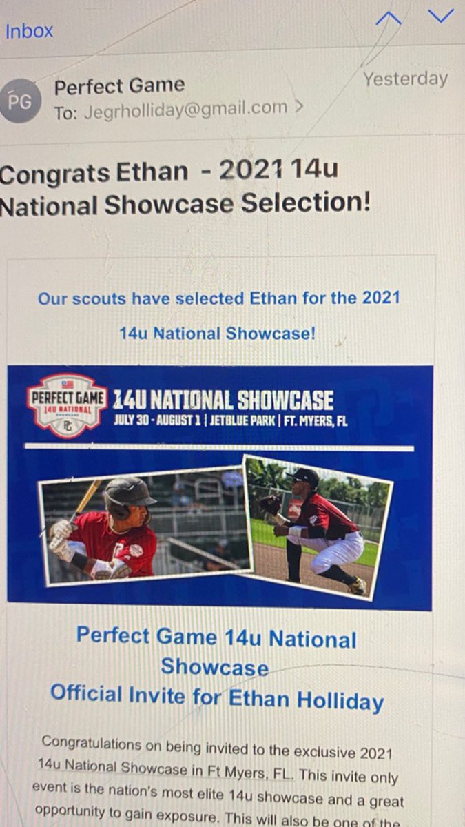 Can’t wait to compete with the best <a href="/PerfectGameUSA/">Perfect Game USA</a>