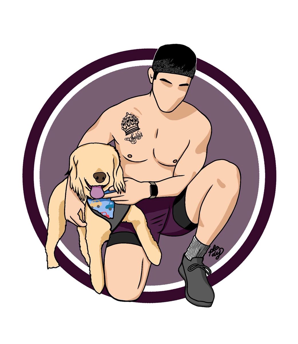 plantdaddyd's tweet photo. DOTD: @gabrielxsolis 

The 2nd time that Boe makes it into my drawings. Lol. It’s taken me soo long to get you &amp; your baby together, Gabe! He wasn’t looking forward but that’s alright, the beauty of drawing these- I can change it 😉 Hope you like Boe...oh yeah &amp; you too, Gabe! 💕 https://t.co/pWuEYnKTFp