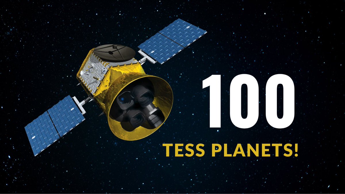 NExScI_IPAC's tweet photo. New Milestone: Over 100 TESS Planets
This week's release has 10 new transiting planets, nine of which were discovered by #NASATESS. This bumps up the total number of published, confirmed TESS planets to 107. https://t.co/TuA9dyNpcb https://t.co/WFQzNNgpt7