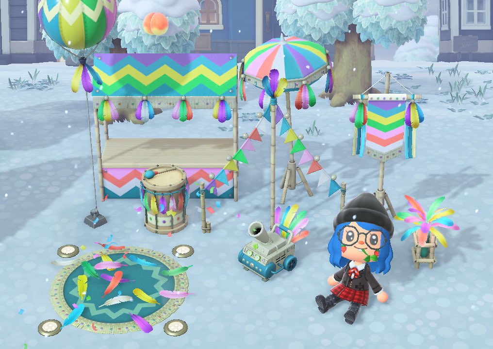 cloudyblueskiez's tweet photo. hi ଘ(੭*ˊᵕˋ)੭* ੈ♡‧₊˚ hosting my first Twitter giveaway! I’m giving away all of the Festivale items in rainbow! enter for a chance to win the items pictured! 

how to enter: 
♡ follow!
♡ like!
♡ retweet! 

˗ˏˋ good luck! ˎˊ˗

#acnh #AnimalCrossingNewHorizons #acnhgiveaway ♡ https://t.co/zyti8yRNqC