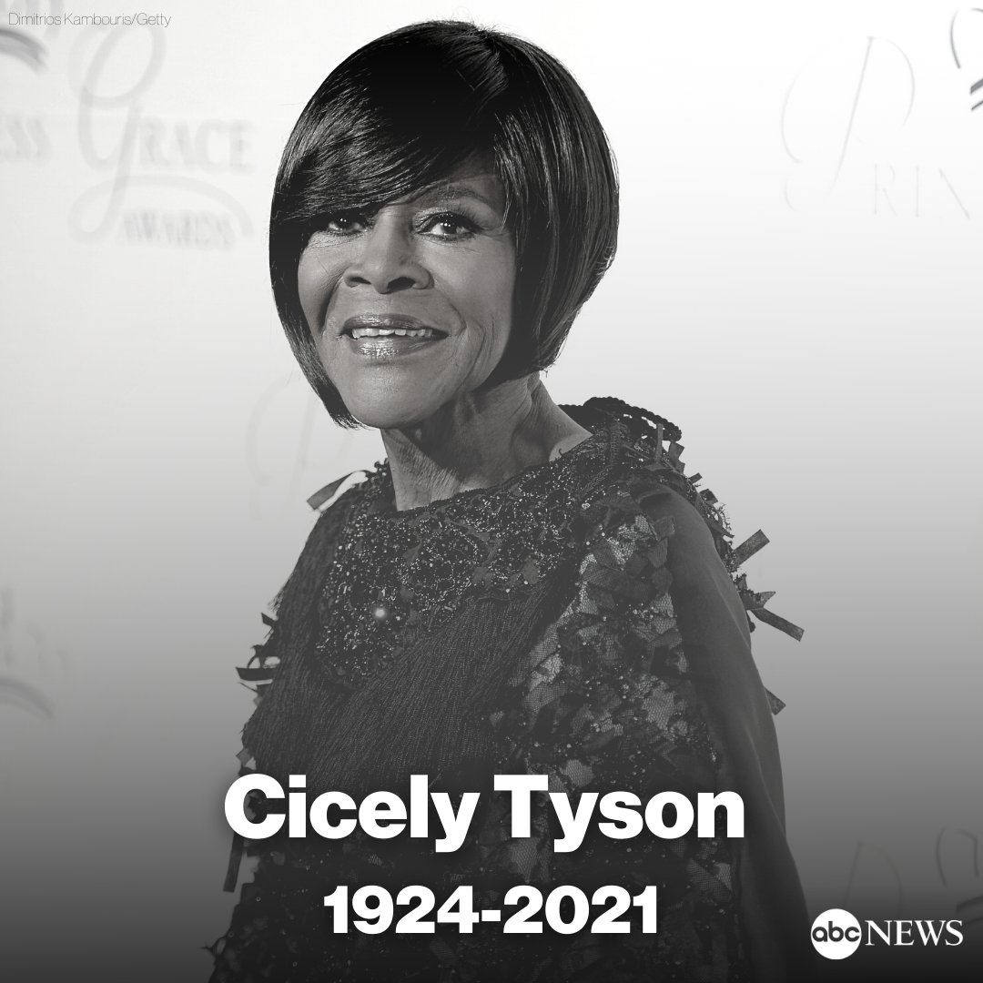 Abc News On Twitter Just In Cicely Tyson Pioneering Black Actress Who Gained An Oscar Nomination For Her Role In Sounder A Tony Award In 2013 At Age 88 And Touched Tv
