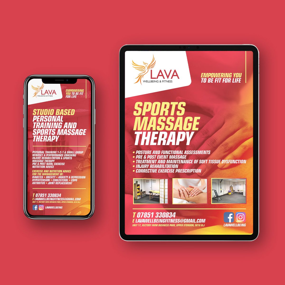 GS1DESIGN's tweet photo. Social media content and advertising for Lava Wellbeing and Fitness
#gs1design #socialmedia #creative #content #graphicdesign #fitness #wellbeing #sports #therapy #design https://t.co/IYhiSXEZpW