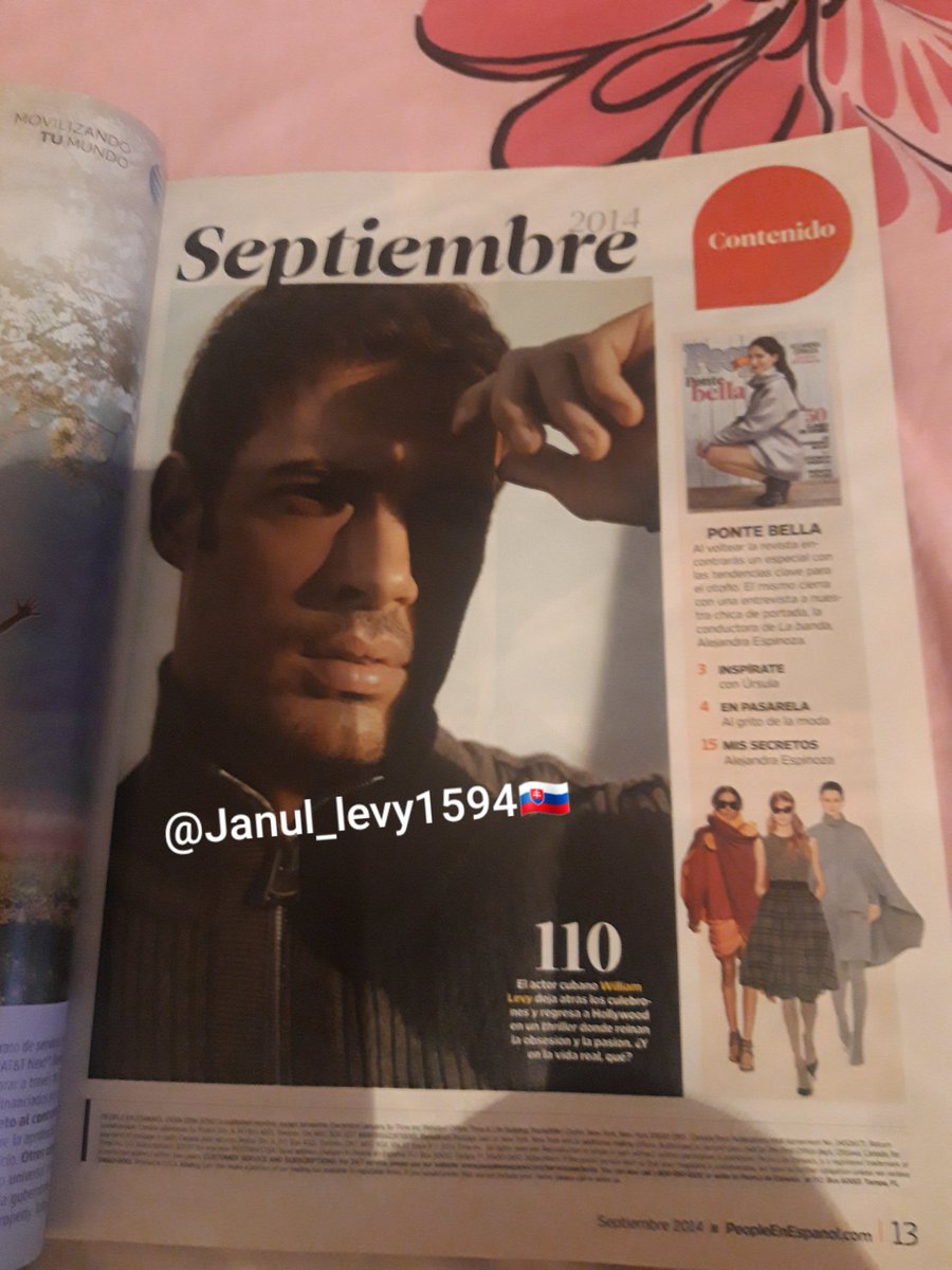 Mi pieza más nueva de mi colección. Estoy muy feliz y emocionado. 🤗😘 Estoy muy feliz. Tengo otro trozo y no me detendré. <a href="/willylevy29/">William Levy</a> ❤🇸🇰 #micoleccionderevistawilliamlevy 
Muchas gracias mi amiga <a href="/Maria_Levy1205/">StrayKidsSVK 🇸🇰🇬🇧</a> por hermoso regalo 🙏❤