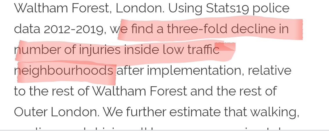 pareetjshah's tweet photo. Evidence-based healthcare is now accepted as gold standard. 
The same should apply for transport planning, not just implementing schemes that are 'popular'
Excellent evidence supporting LTNs by from a safety perspective by @RachelAldred https://t.co/U4PgbjU7nJ
