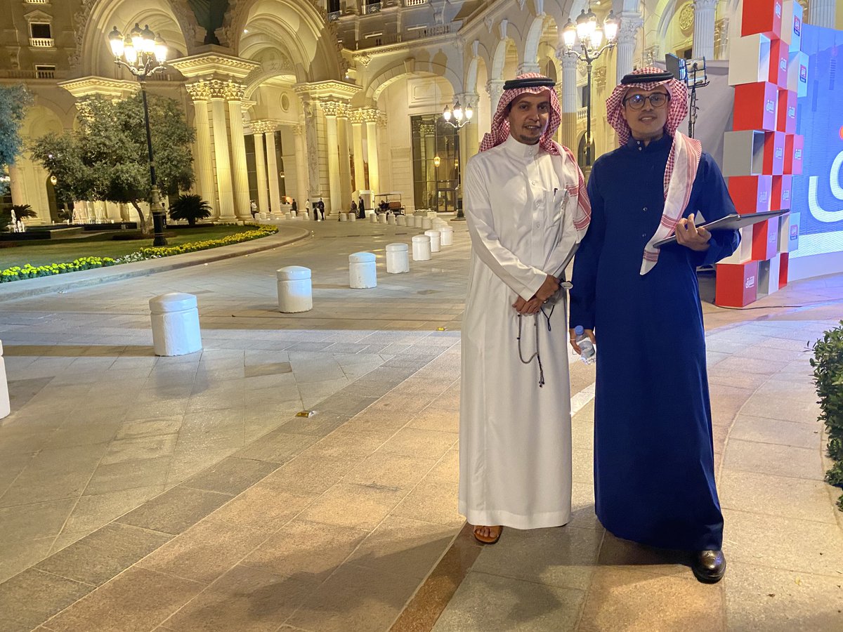 turkidus's tweet photo. ⁦⁩ مع الزميل عبدالله اليحيى  @alyahya_4
خلال تغطة قناة الشرق لمستقبل الاستثمار في السعودية https://t.co/vJJR5yz68C