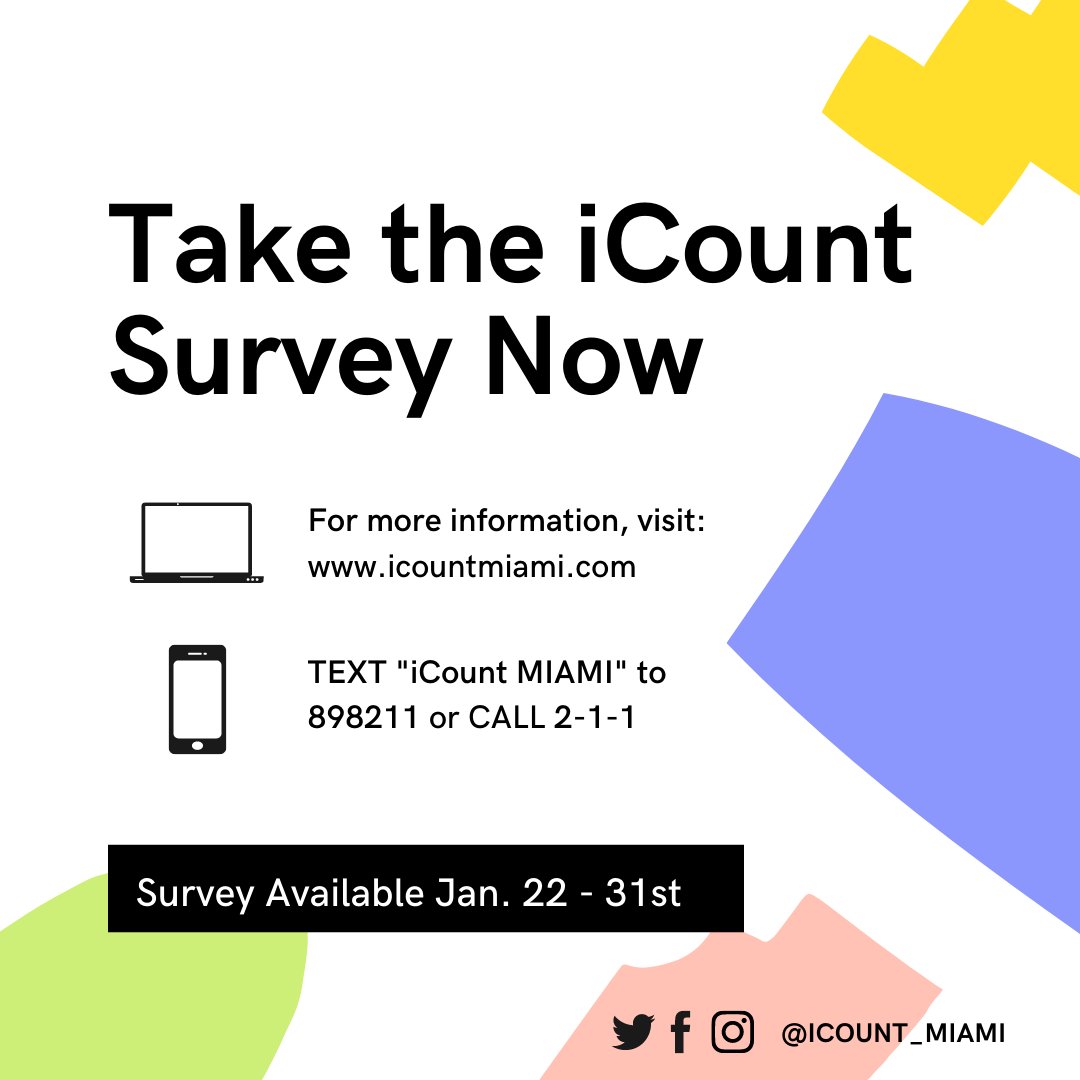 MiamiHomes4All's tweet photo. Calling all youth and young adults! @Homy_305 and @iCount_Miami wants to know how we can help prevent and end housing instability for young people. Call 2-1-1 or text "iCount Miami" to 898211 today and take the survey! Free gift card for anyone who completes the survey. https://t.co/Ycy7HmTKNH