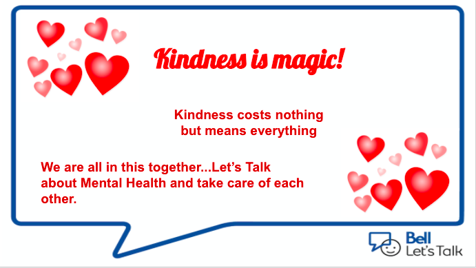 MrsRPiccolotto's tweet photo. It's important to remember that we are not alone, not just today, but everyday. Talk to someone, reach out. People around you are feeling it too. #BellLetsTalk @HCDSBVirtual https://t.co/9ZkKbcedDi