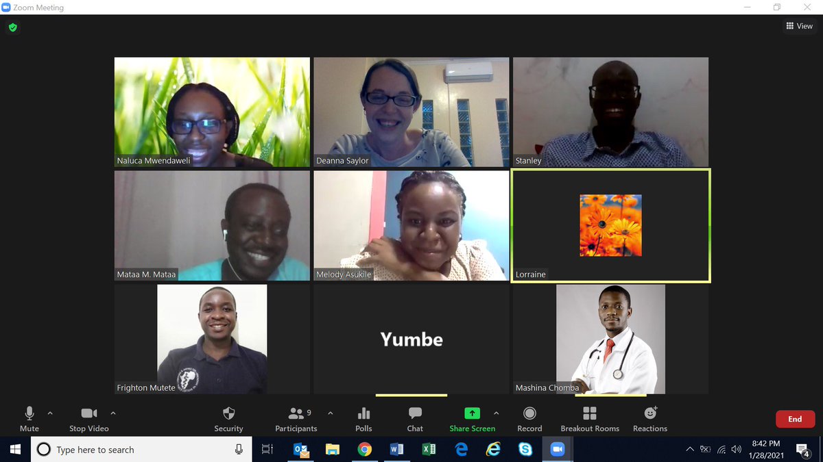 Finding ways to #connect and #buildmorale in #COVID. @NeurologyZambia Zoom social w home-delivered meals and trivia using fun facts about each of us. #globalneuro #MedEd @stanpaulzimba @mashina_chomba @chishimba22 @melodyasukile @MataaMMataa1 @DrNaluca