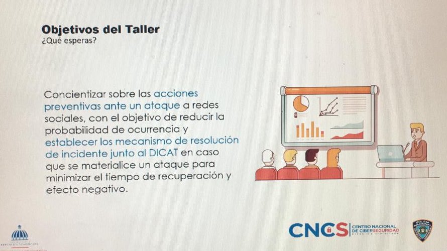 surenae_'s tweet photo. Foro de #Ciberseguridad en redes sociales, sobre las técnicas de prevención de ataques en estas plataformas | por @CNCSRD 

Informaciones muy oportunas en este tiempo con gran auge de virtualización de múltiples tareas, con lo que se intensifica el riesgo de ataques cibernéticos. https://t.co/CokOFvLUKz