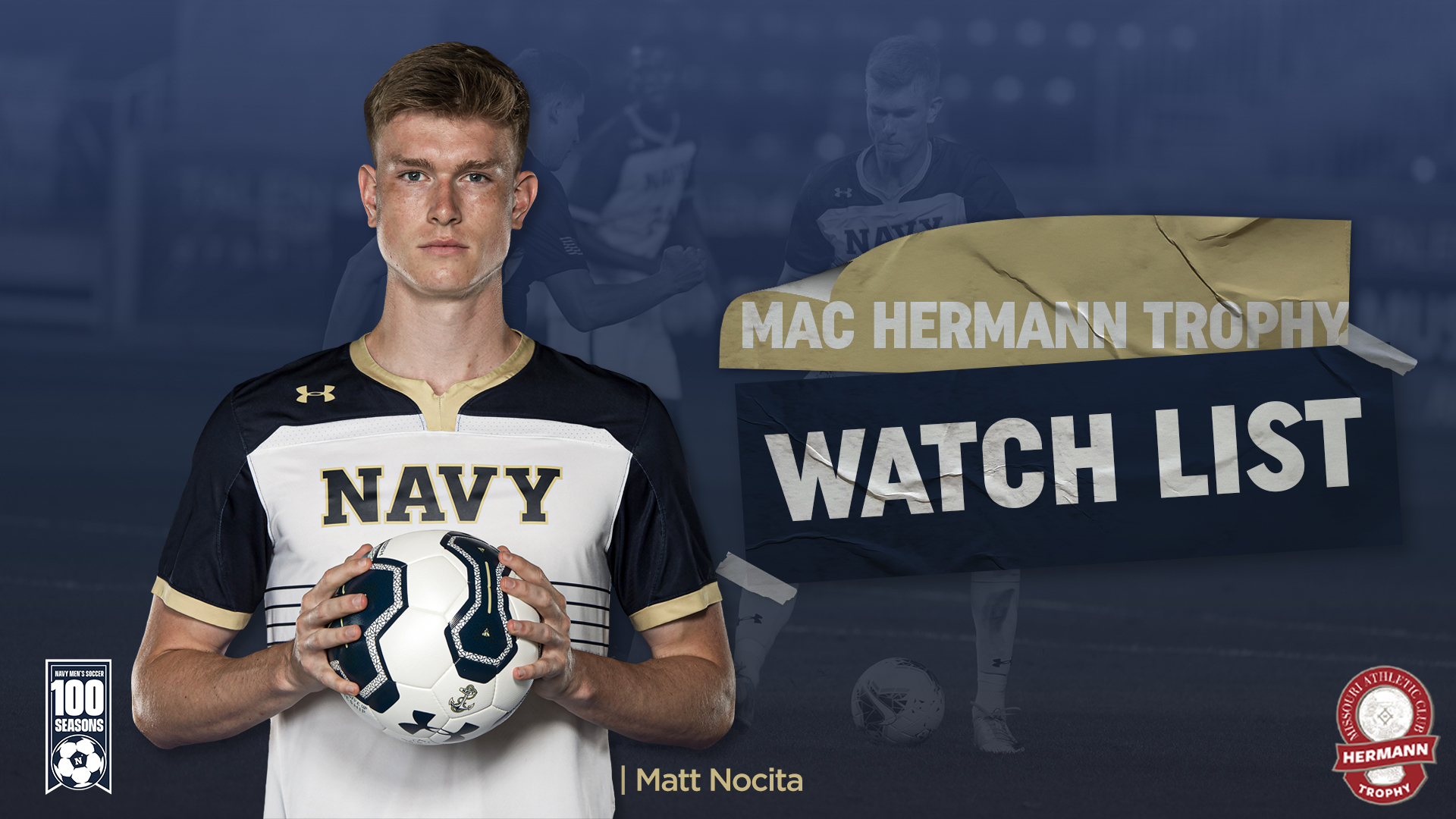 Navy Men's Soccer on Twitter "Matt Nocita receiving some major