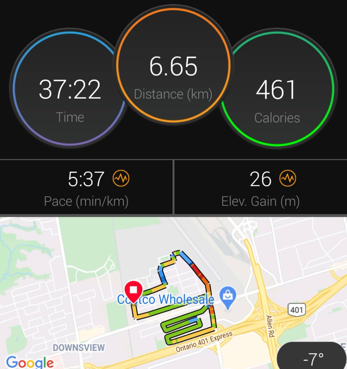 Don't let that sun fool you it's cold outside! Wind chill making it feel like -18 ❄️😱

#garminfitness  #canadianrunning #irunnation #cieleathletics #forerunner4runners #Garmin #ShokzSquadCAN #leagueofgarmin #LoveRun #HappyRunning #OntarioMastersAthletics #WeAreWinterWarriors