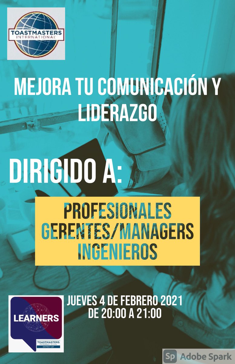 ¿Quieres saber qué es #Toasmasters? ¿Quieres mejorar tus habilidades en comunicación y liderazgo? Te invitamos a este evento. Puedes inscribirte a través del siguiente formulario:buff.ly/3omGIUI