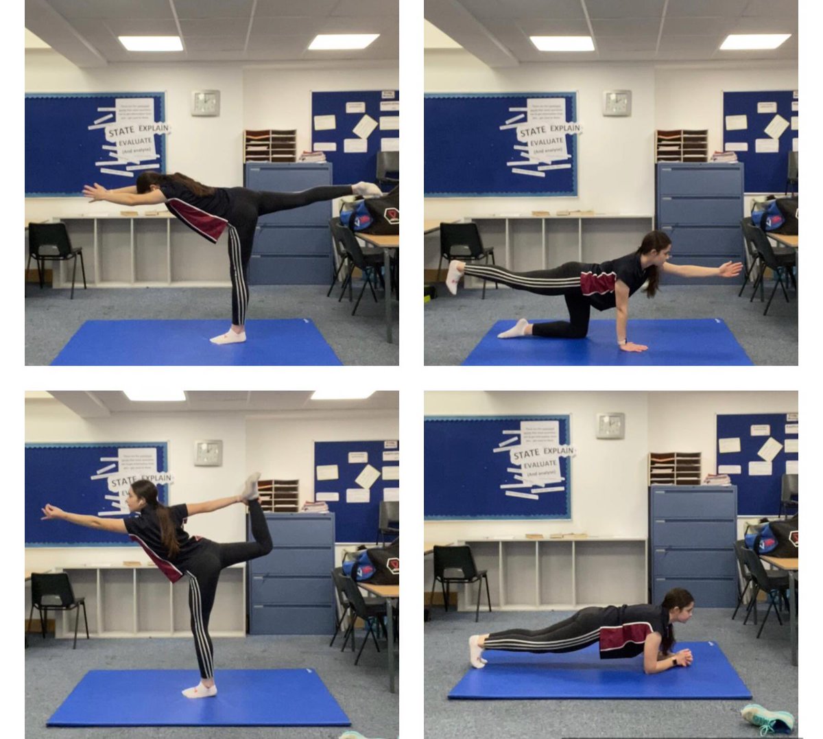 Tranby_school's tweet photo. Action from Mr Henderson’s Year 9 PE lesson on balancing today. Great work everyone 👏🏼 @Sport_HCS
#homelearning #remotelearning #HCStogether https://t.co/AGvHNuQdhu