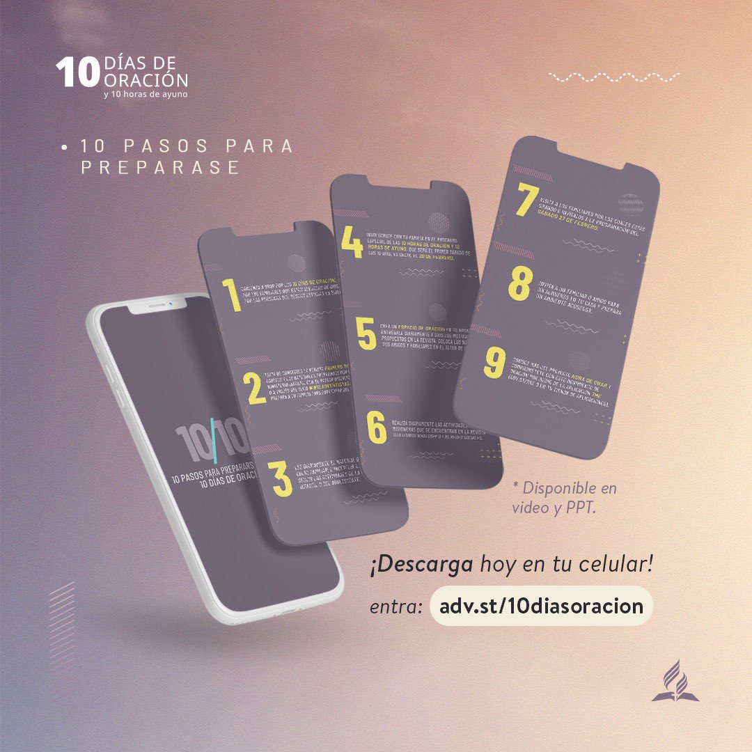Comece a se preparar para um marcante movimento de oração. #10DiasDeOração #PrimeiroDeus