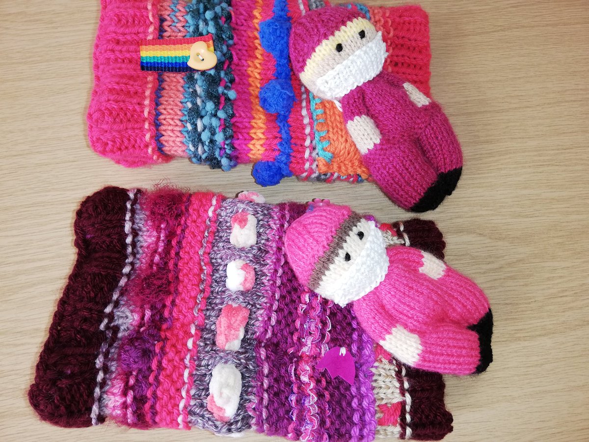 Made my day to give these out today, wonderful knitted donations to our work in the Dementia team.
#kindness