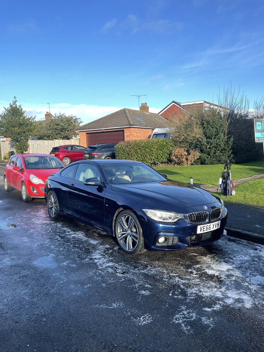 thesupercarsta1's tweet photo. Gave the new motor a wash today. Any affordable recommendations for removing swirl marks? #bmw #4series #430d #bmw4series #bmw430dcoupe #bmwcoupe #detailing #paintcorrection #bmwindividual #tanzaniteblue #f32 #bmwf32 #tanzanitef32 https://t.co/Zyo4aDYxZF