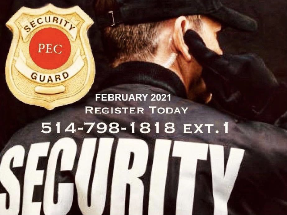 390 Hour Private Security Guard Course begins February 08,2021 #pec #lbpce #vocational_training #privatesecurity #guards #Certification #newcareer