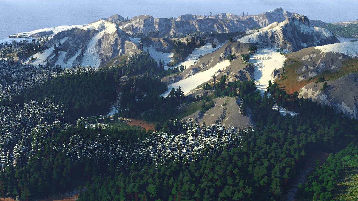 McMeddon's tweet photo. Retweet this &amp;! Tell me what you would make on it? Top 10 win a free copy

#Feon - From Nordic to Tropic 
https://t.co/wDTQT6ZZY0

[4k, Download, 1.12 &amp; 1.16+, Multibiome, #Java &amp; #Bedrock, Survival World / RPG Map] #Minecraft Map by @McMeddon https://t.co/54bqTVVbL9