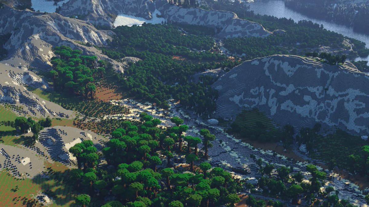 McMeddon's tweet photo. Retweet this &amp;! Tell me what you would make on it? Top 10 win a free copy

#Feon - From Nordic to Tropic 
https://t.co/wDTQT6ZZY0

[4k, Download, 1.12 &amp; 1.16+, Multibiome, #Java &amp; #Bedrock, Survival World / RPG Map] #Minecraft Map by @McMeddon https://t.co/54bqTVVbL9