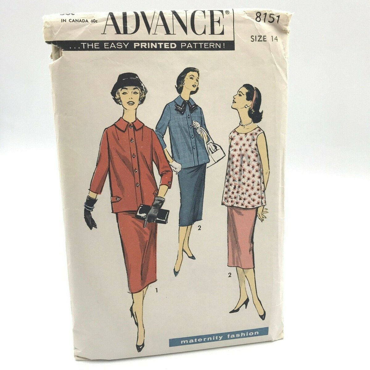 PatternRescue's tweet image. Maternity fashion was so elegant in the 50's. #advance #maternity #skirt #jacket #blouse #shirt #sleeveless #buttonfront #loose #pregnant #sewingpattern #sew #sewing #pattern #ladies #misses #womens #vintage #vintagepattern #forsale #ebay ebay.to/3r0hP2L