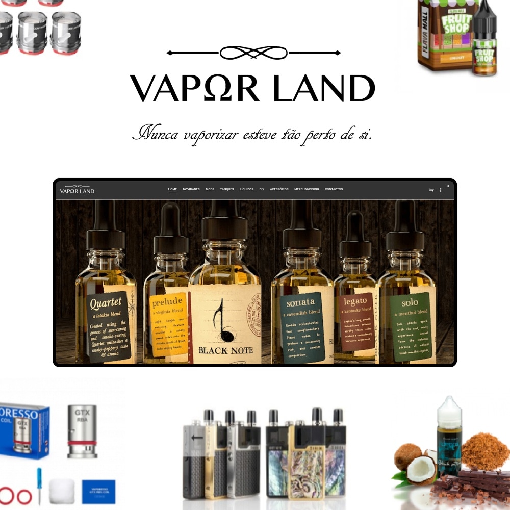 webplugpt's tweet image. Website desenvolvido pela WebPlug para a Loja Vaporland, uma empresa especializada na área dos vaporizadores como alternativa ao tabaco tradicional. 🚭